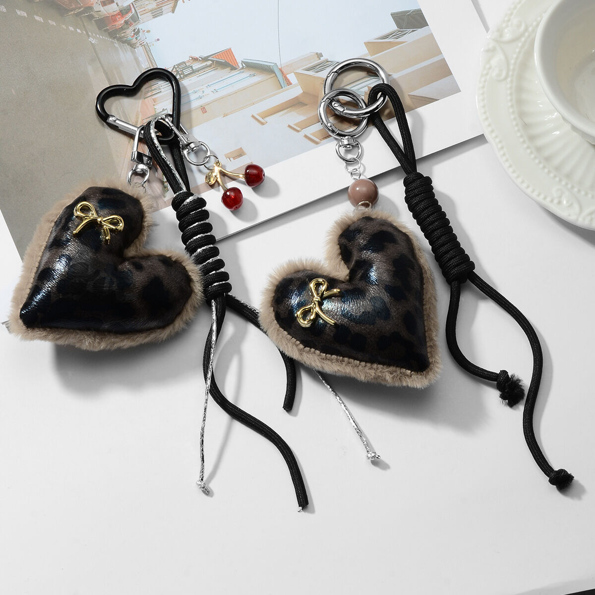 1 Piece Simple Series Retro Leopard Print Alloy Women's Bag Charms