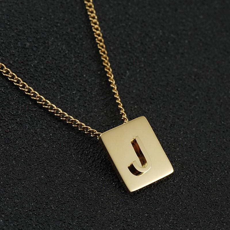 1 Piece Simple Series Daily Letter Unisex Pendant Necklaces h5 Picture5