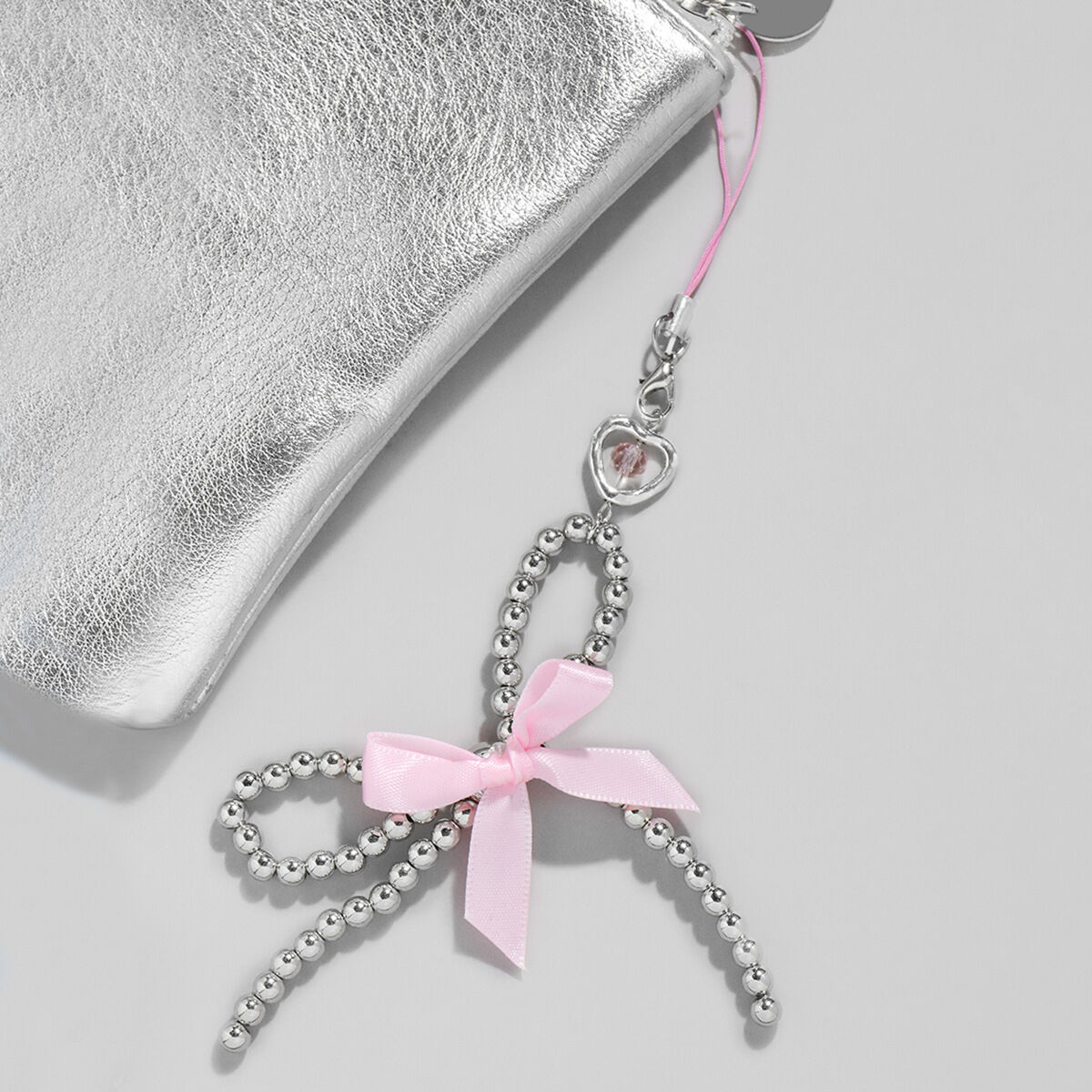 1 Piece Romantic Series Sweet Bow Knot CCB Women's Bag Charms h5 Picture4