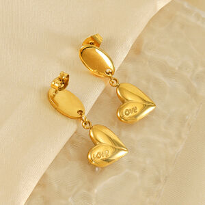 1 Pair Letter Love Women's Pendant Earrings h5 Picture3