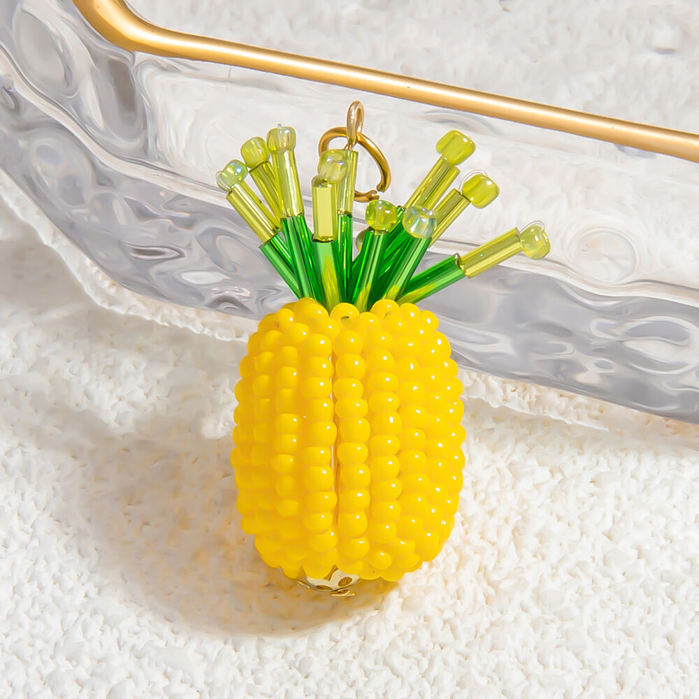 1 par de colgantes de cristal con diseño de plantas dulces de la serie romántica para mujer h5 Imagen3
