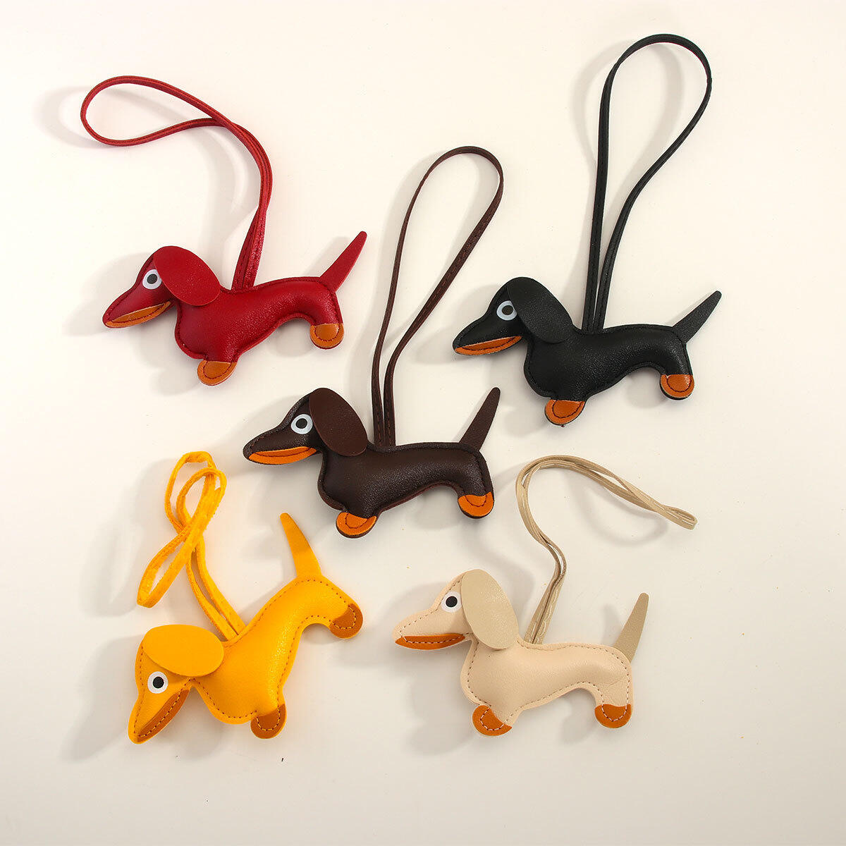 1 pezzo semplice serie quotidiana animale PU borsa da donna ciondoli