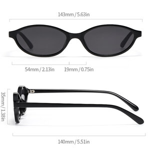 1 Piece Simple Series Casual Solid Color Plastic Women's Sunglasses h5 Picture5