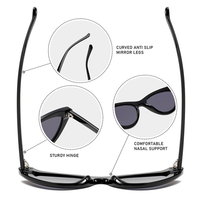 1 Pair Simple Series Daily Solid Color Plastic Women Sunglasses Picture7