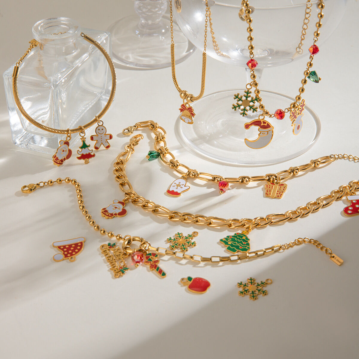 1 Piece Ethnic Series Classic Cartoon Stainless Steel Waterproof Gold Color Women's Pendants 2