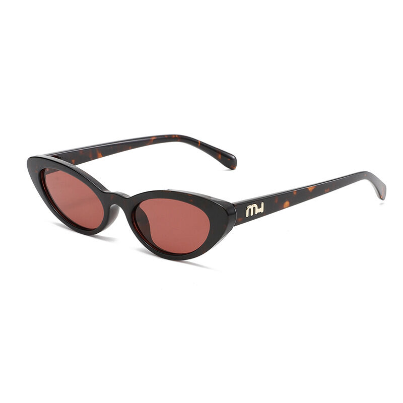 1 Pair Simple Series Daily Solid Color Plastic Women's Sunglasses