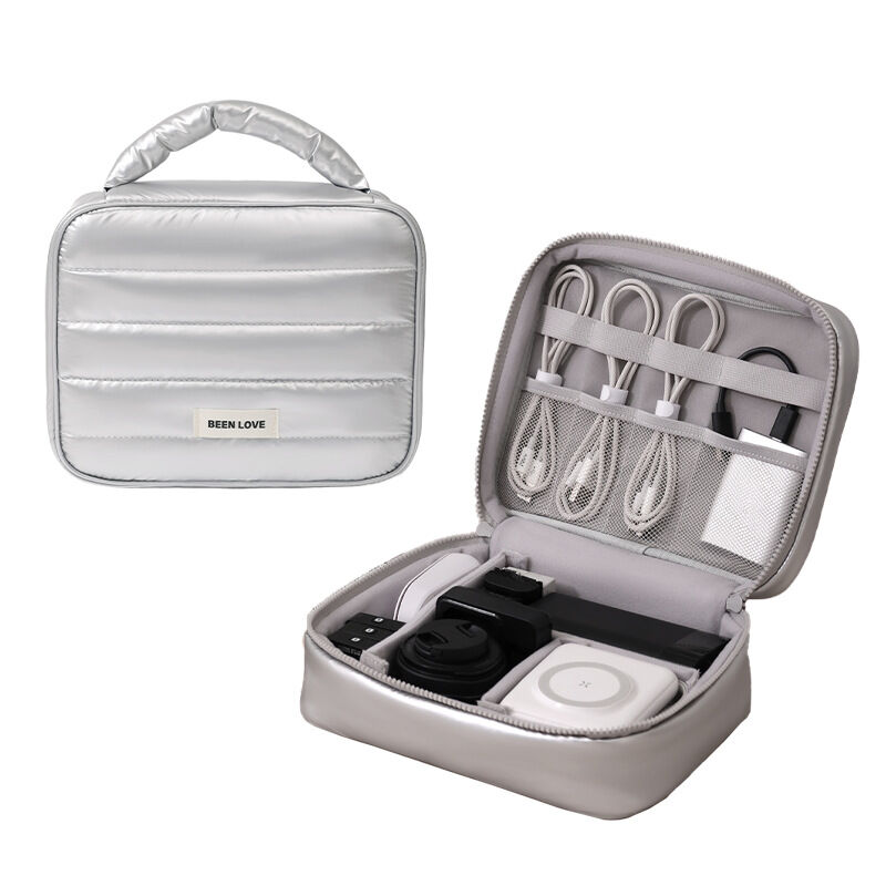1 Piece Simple Series Daily Solid Color Nylon Large-capacity Storage Bag for Daily Items during Travel h5 Picture4