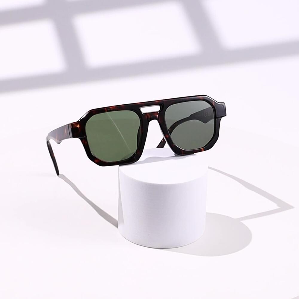 1 Pair Simple Series Casual Solid Color Plastic Women's Sunglasses h5Picture3