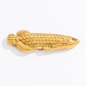 1 Pair Simple Series Daily Turtle Stainless Steel Waterproof Gold Color DIY Women's Pendants h5 Picture4