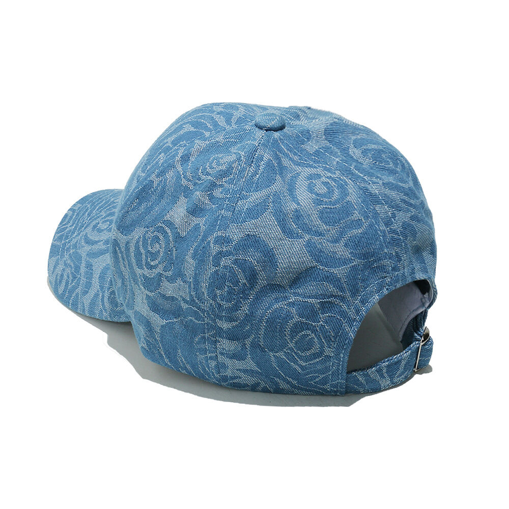 1 pieza de sombreros de algodón para mujer con diseño retro de flores de serie simple h5Imagen5