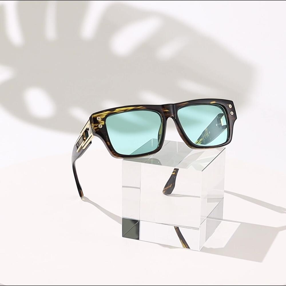 1 Pair Simple Series Daily Solid Color Plastic Women's Sunglasses h5Picture8