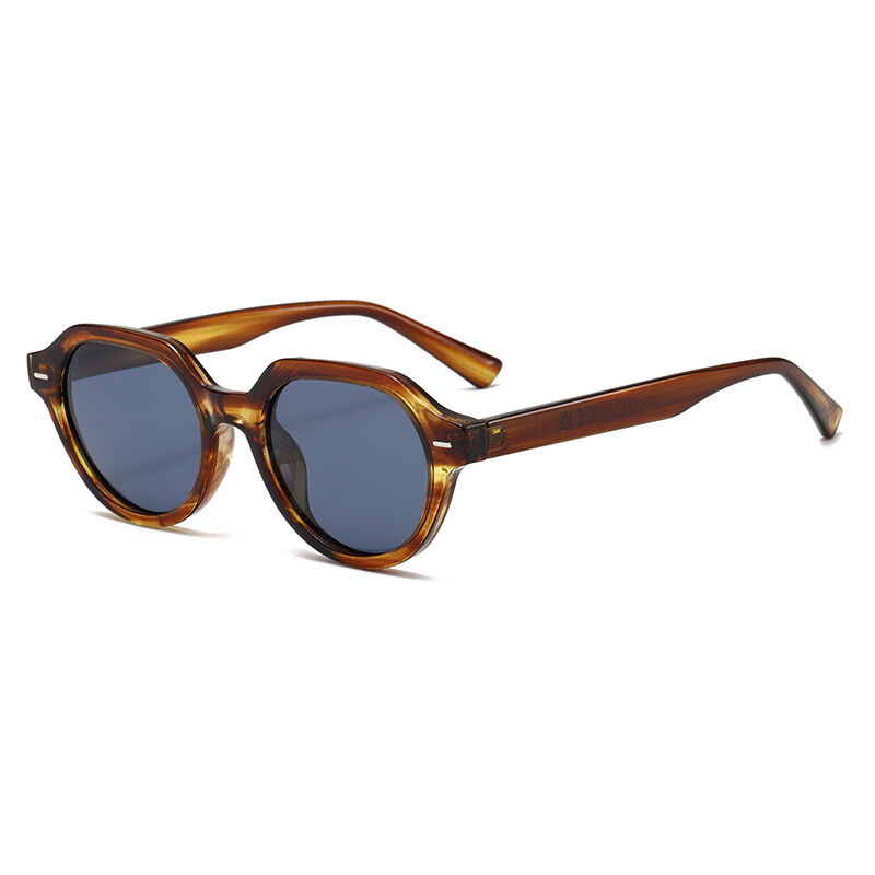 1 Pair of Retro and Casual Round - frame Women's Sunglasses h5Picture2