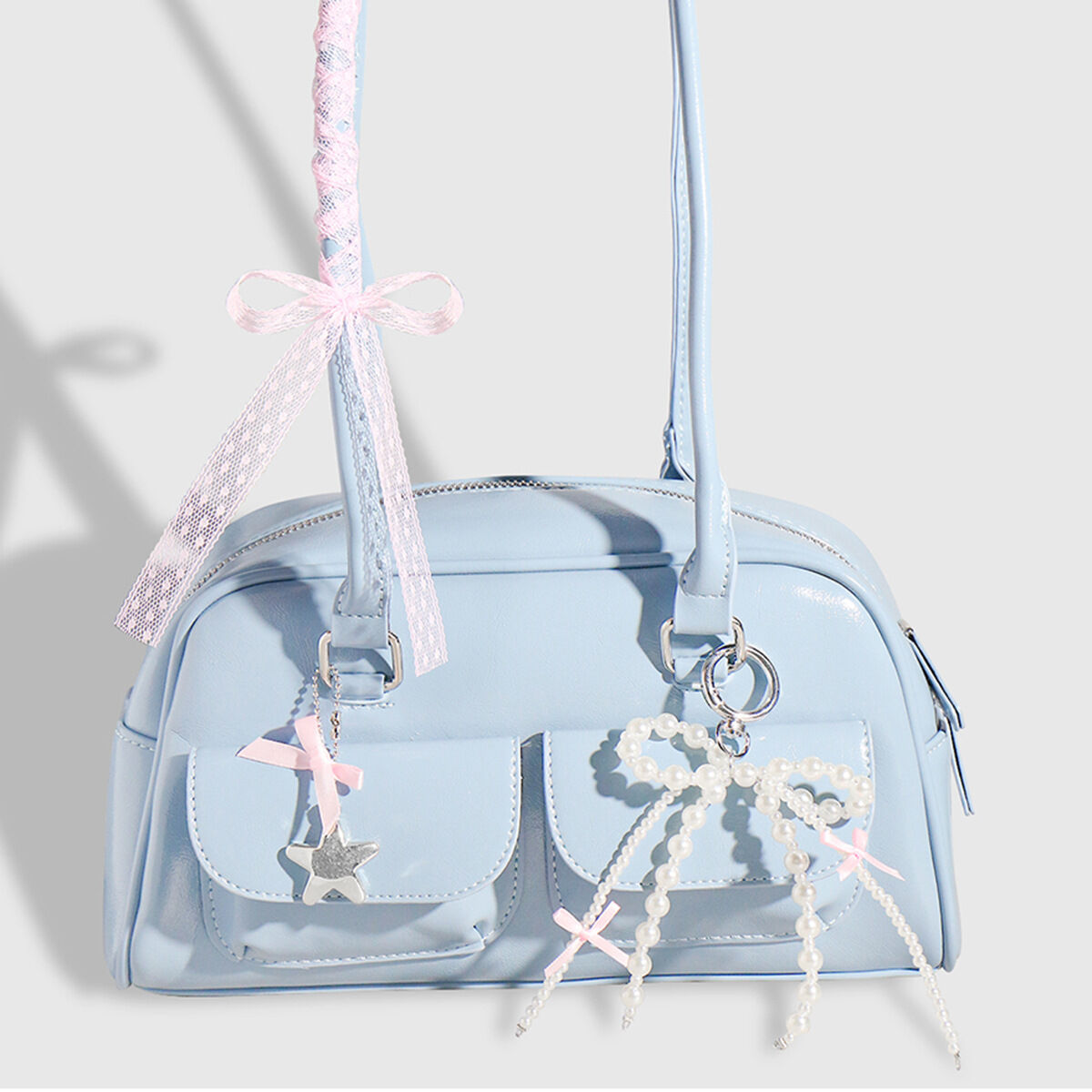 1 Piece Romantic Series Sweet Bow Knot Alloy Women's Bag Charms
