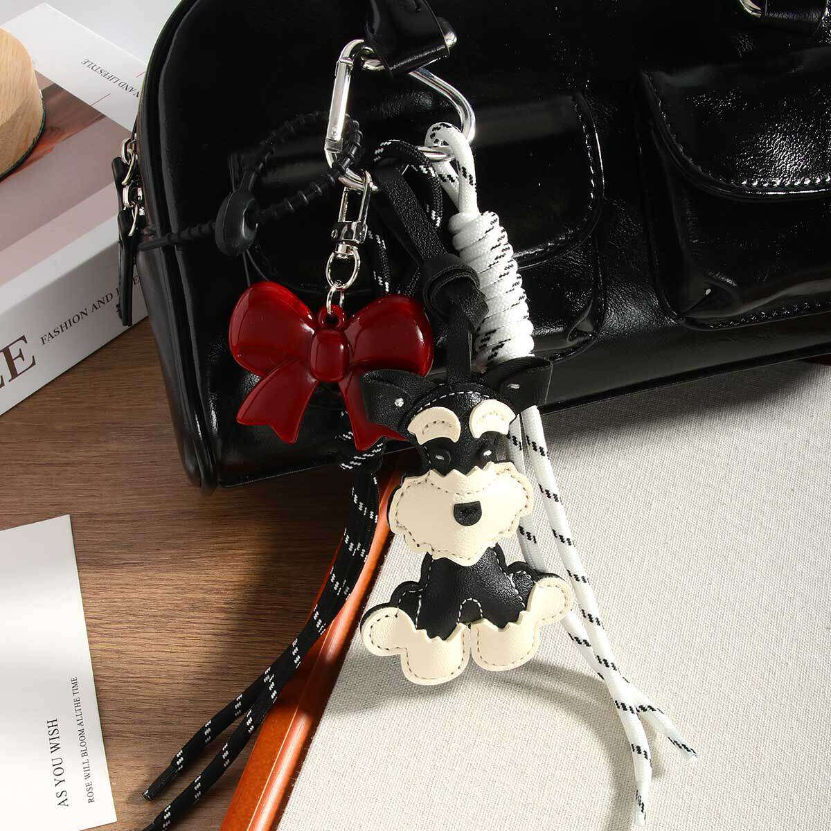 1 Piece Simple Series Daily Animal PU Women's Bag Charms