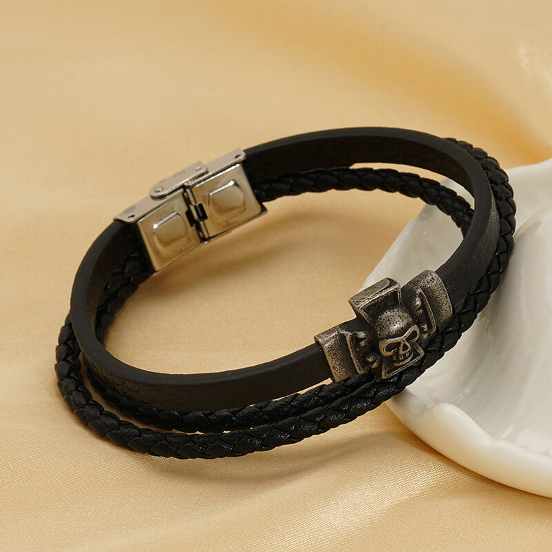 1 Pair Fashionable Retro Style Men's Bracelet h5Picture4