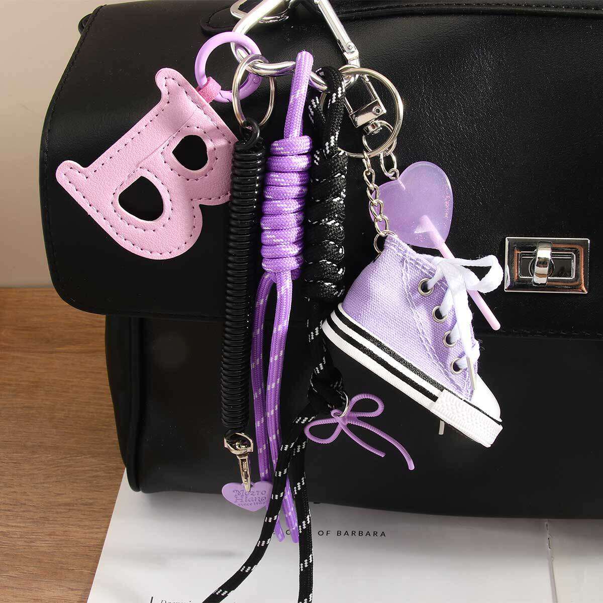 1 stuk Simple Series Daily Twist Canvas Dames Tas Charms Afbeelding3