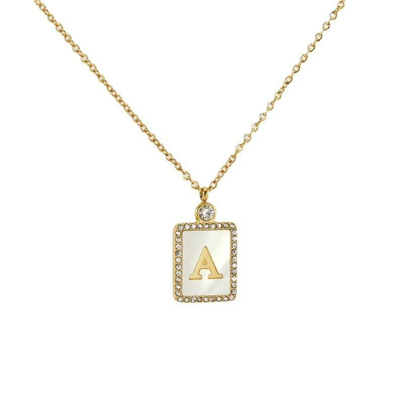 1 Piece Simple Series Daily Letter Women's Pendant Necklaces Picture6