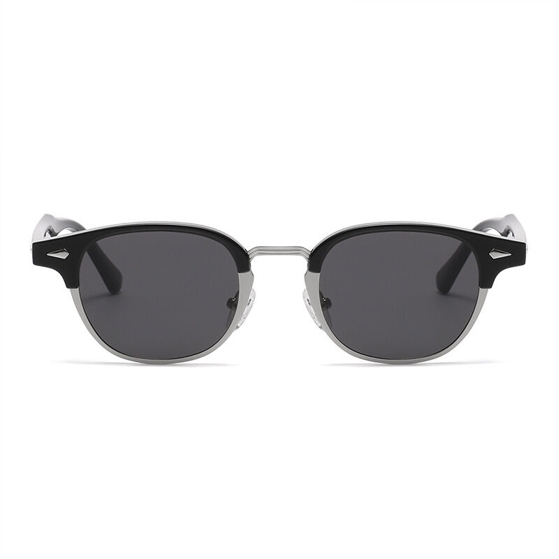 1 Piece Simple Series Retro Solid Color Plastic Women's Sunglasses h5 Picture5