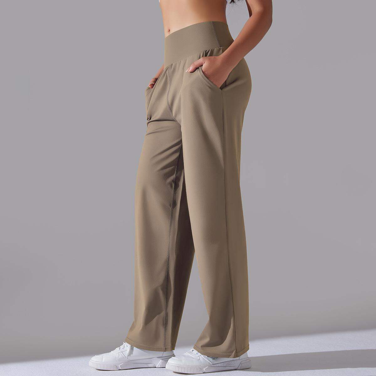 1 Piece High Waisted Comfortable and Super Elastic  Women's Sports  Casual Pants Picture4