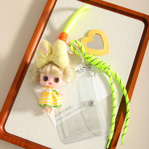 1 Piece Lovely Series Cute Bow Knot Baby Doll Rayon Women's Bag Charms h5 Picture8