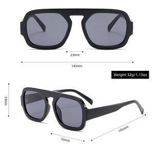 1 Pair Simple Series Daily Leopard Print Plastic Women's Sunglasses h5 Picture9