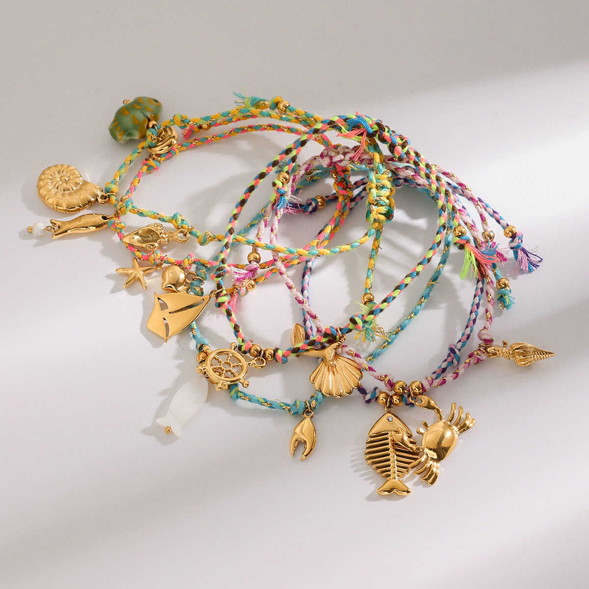 1 pezzo di collana a catena da donna in acciaio inossidabile impermeabile color oro con tartaruga per le vacanze, serie semplice 2