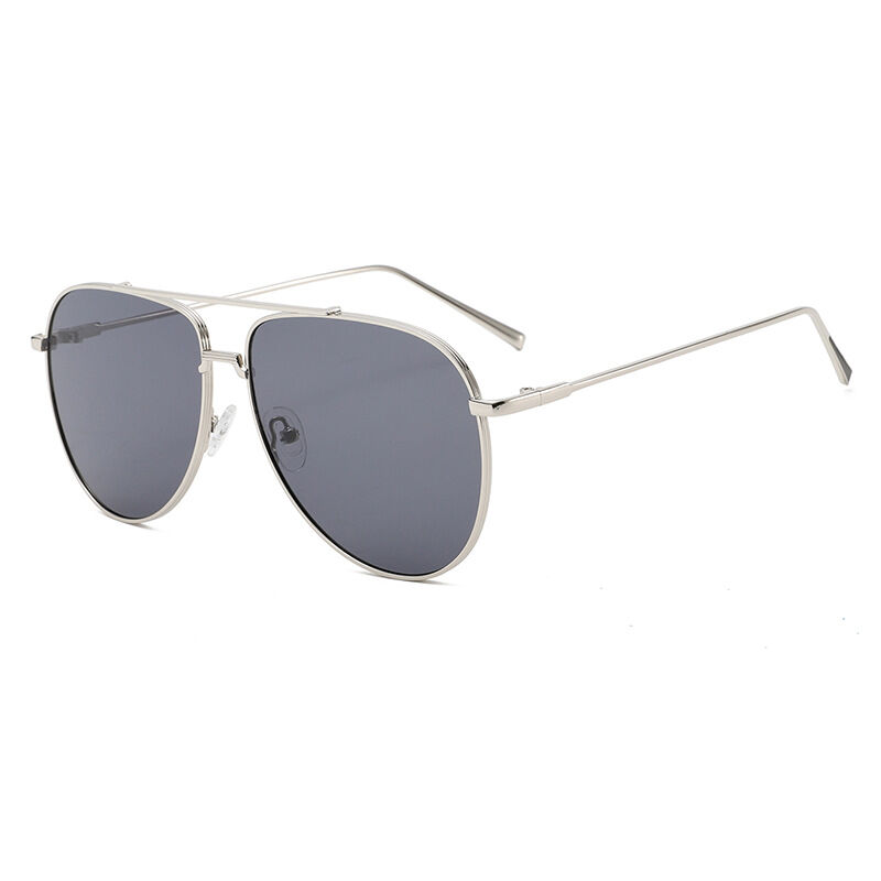 1 Pair Light Luxury Solid Color Alloy Women's Sunglasses 2