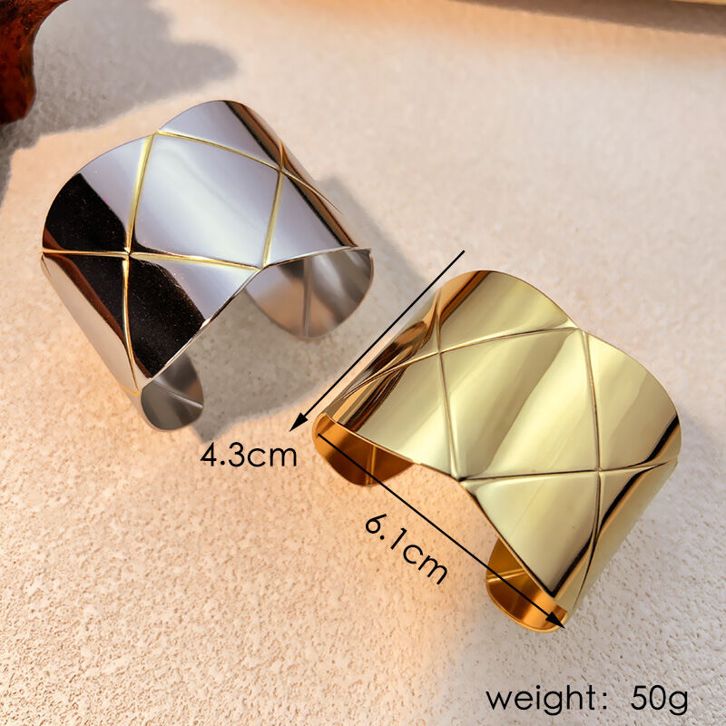 Braccialetti impermeabili in acciaio inossidabile a quadri di colori misti Immagine4