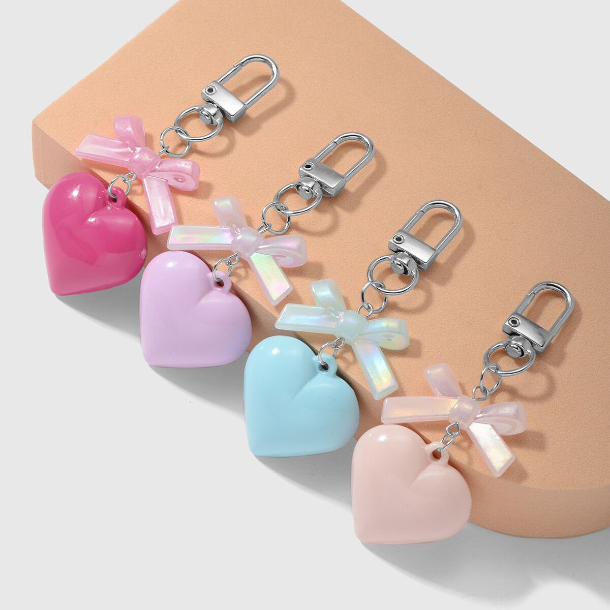 Mini Heart Bag Charms