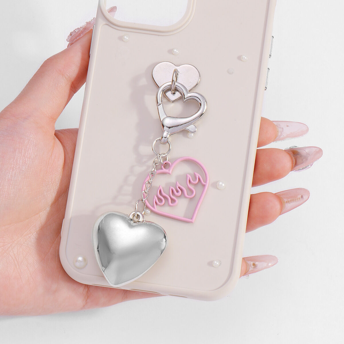 1 Piece Simple Bow & Love Bag Charms Picture8