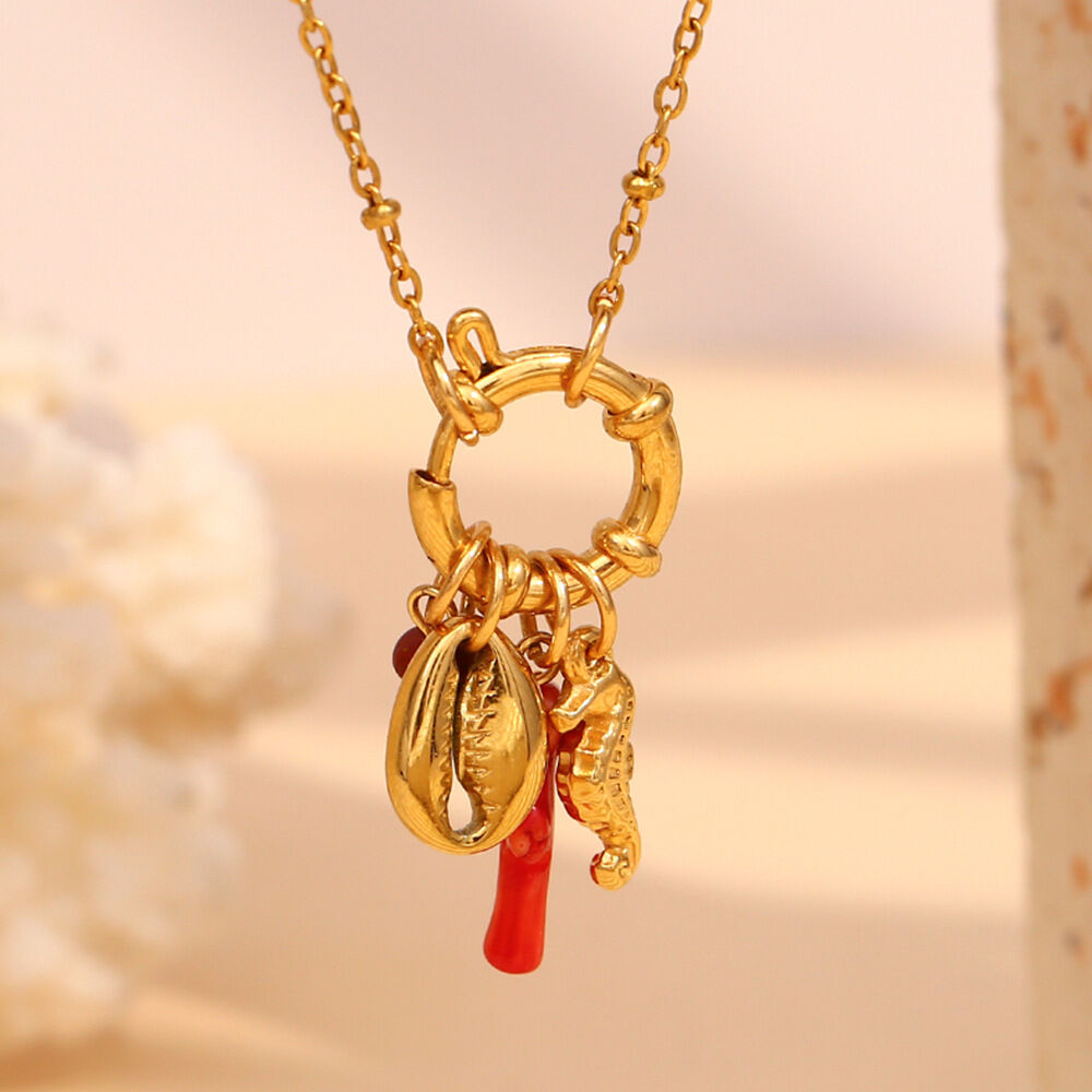 Retro Oceanic Women's Pendant Necklaces