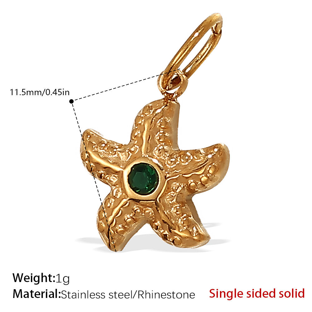 Pj302Gng Green Diamond Solid Gold Pendant Picture8