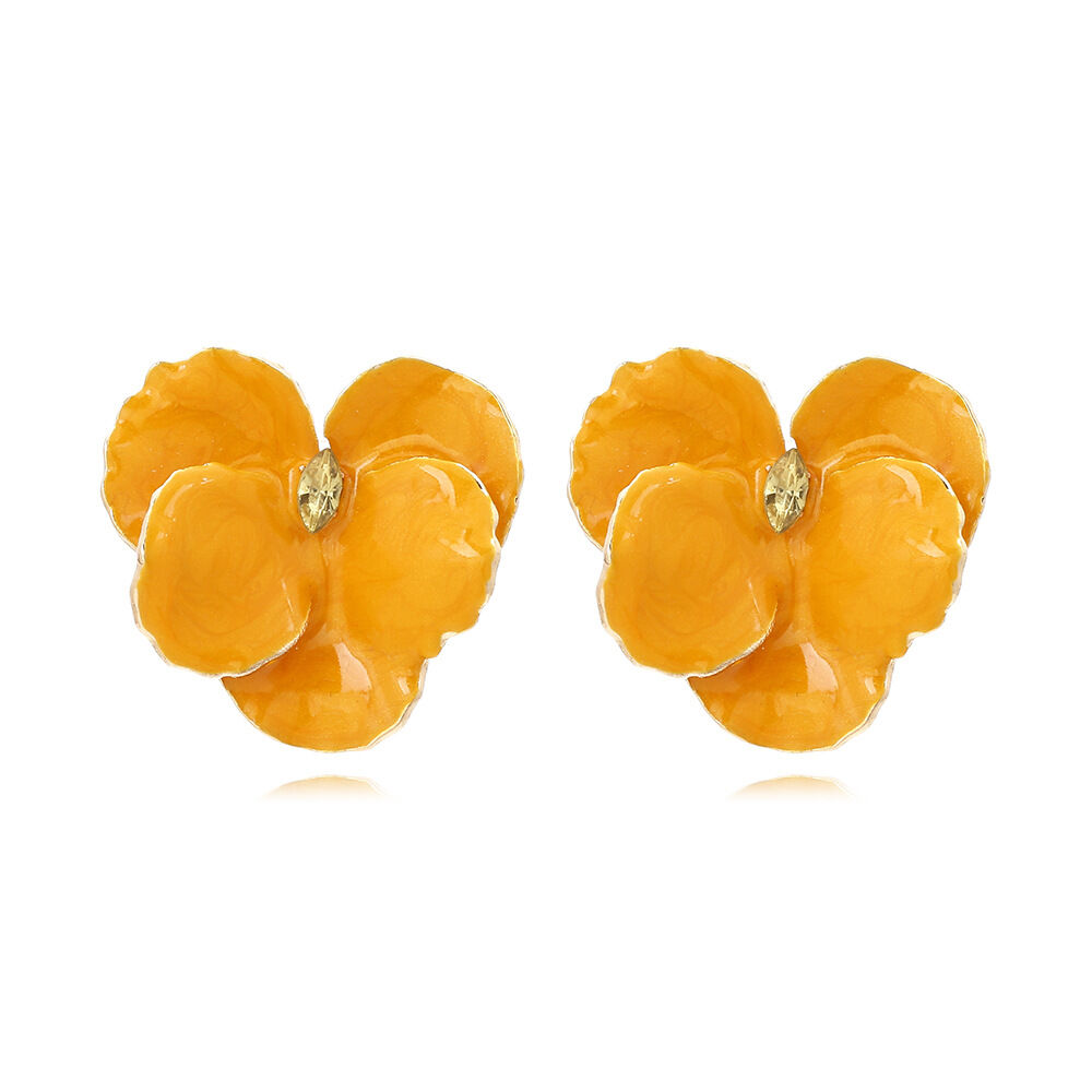 1 Pair Retro Flower Alloy Women's Stud Earrings