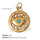 Pj325Beg Turquoise Gold Pendant Picture11