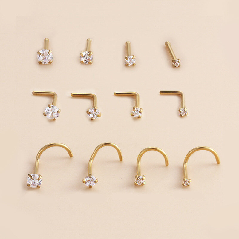 1 Piece Delicate Zircon Women's Nose Stud