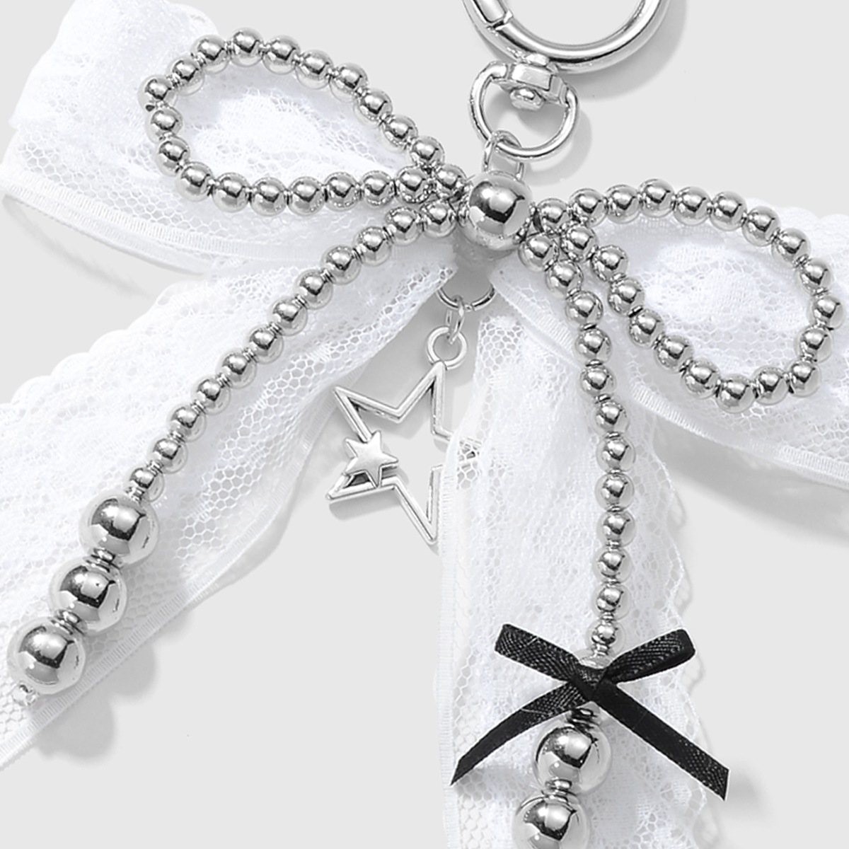 Beaded Bow Knot Bag Charms h5 Picture5