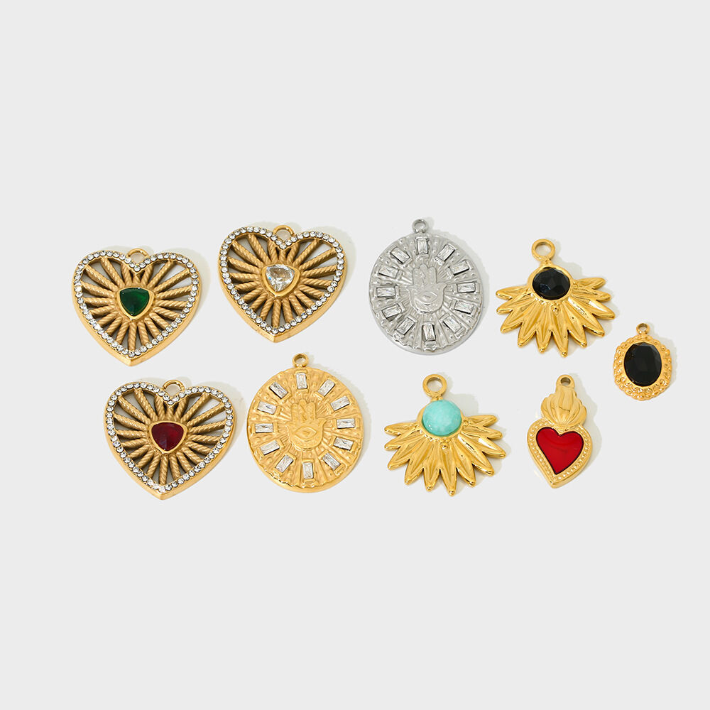 Luxury Premium Gold Color Stainless Steel Waterproof DIY Pendant h5 Picture5