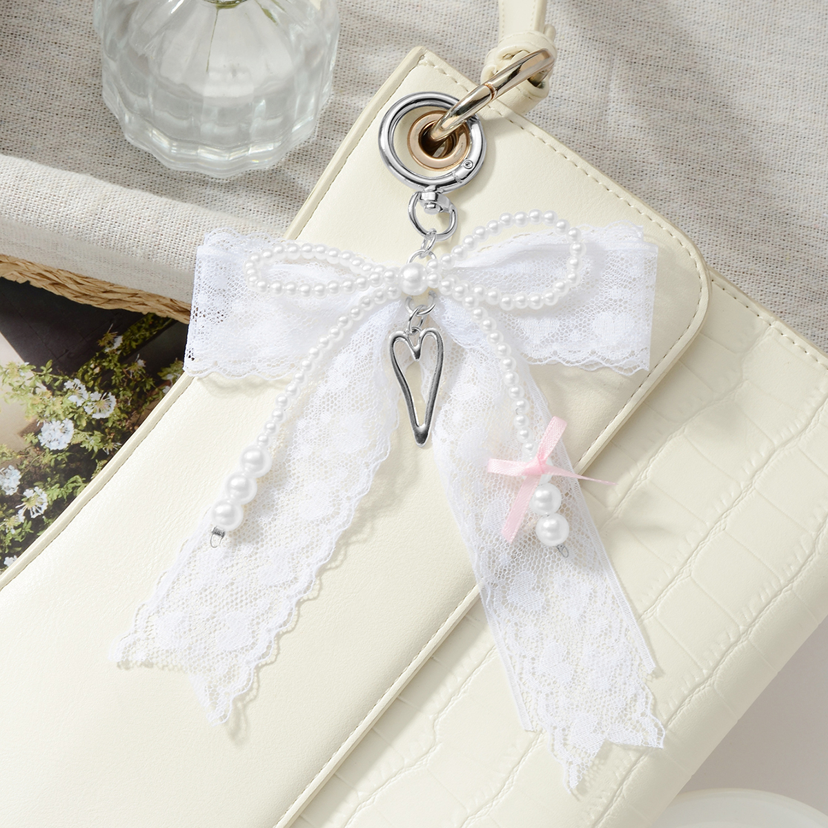 Beaded Bow Knot Bag Charms h5 Picture8