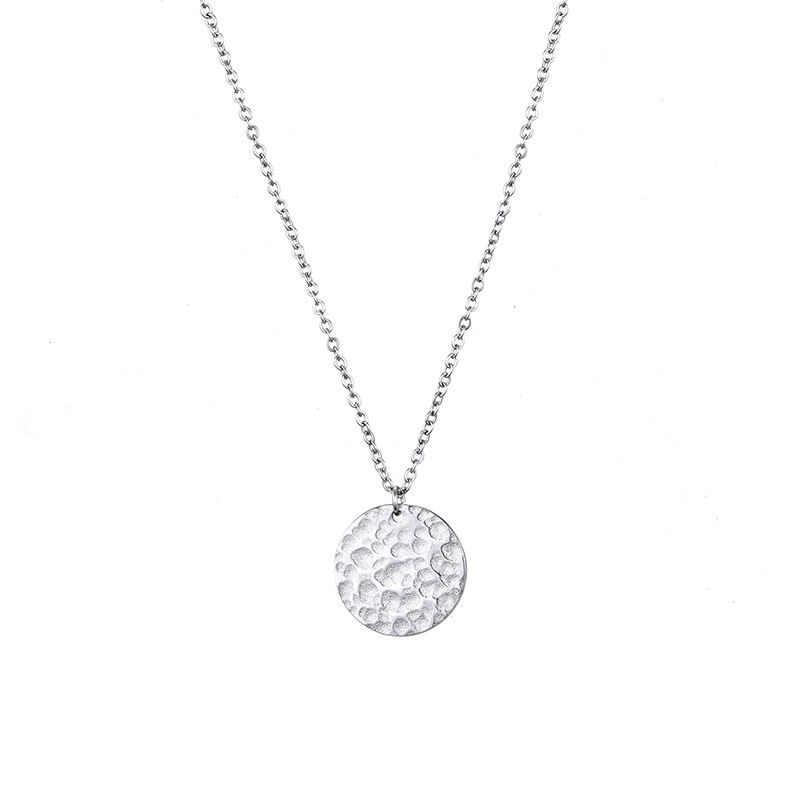 1 Stück Simple Series Simple Chain Edelstahl wasserdicht goldfarbene Damenhalskette 