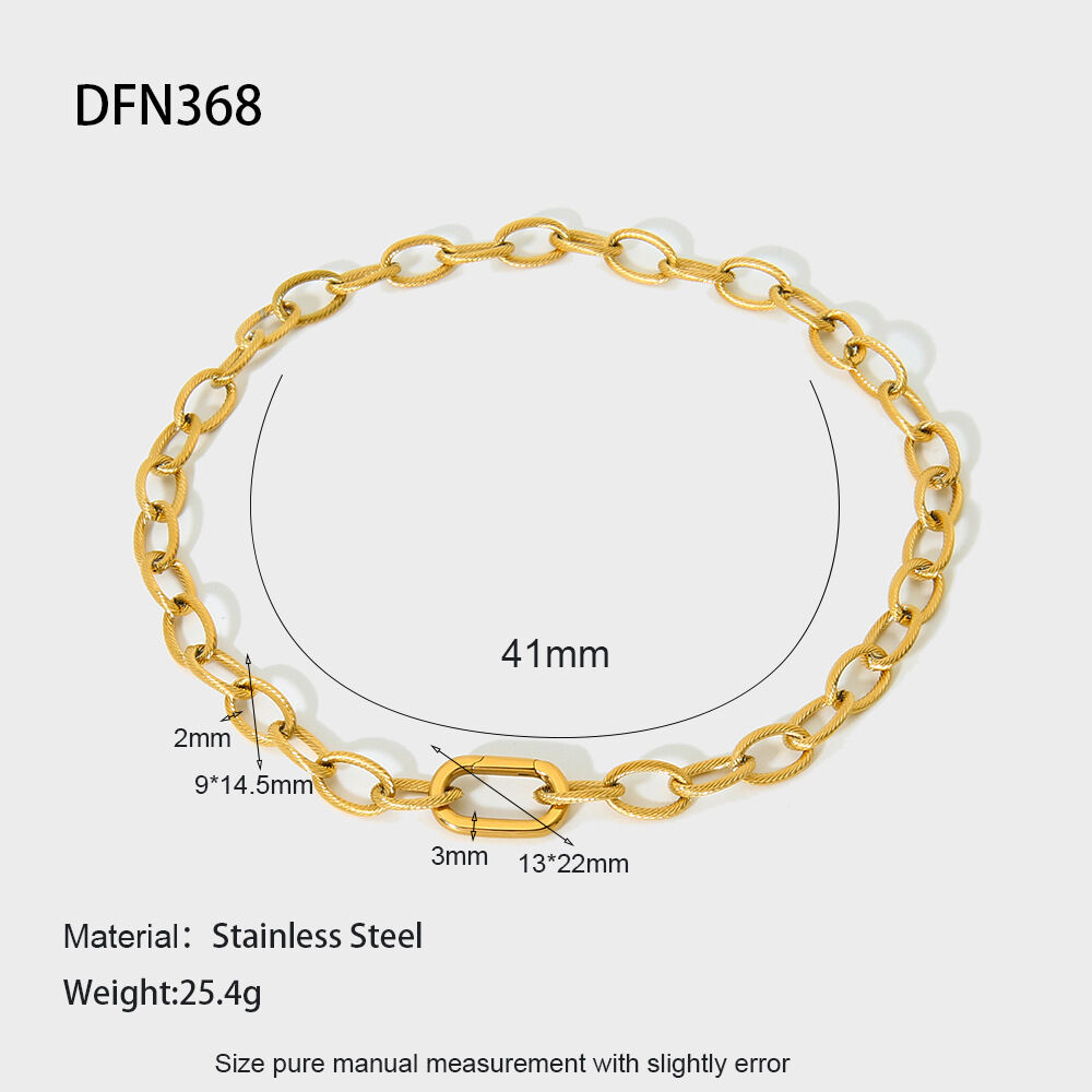 Simple Necklace with a Sense of Luxury - DIY Stainless Steel Waterproof Necklace for Women