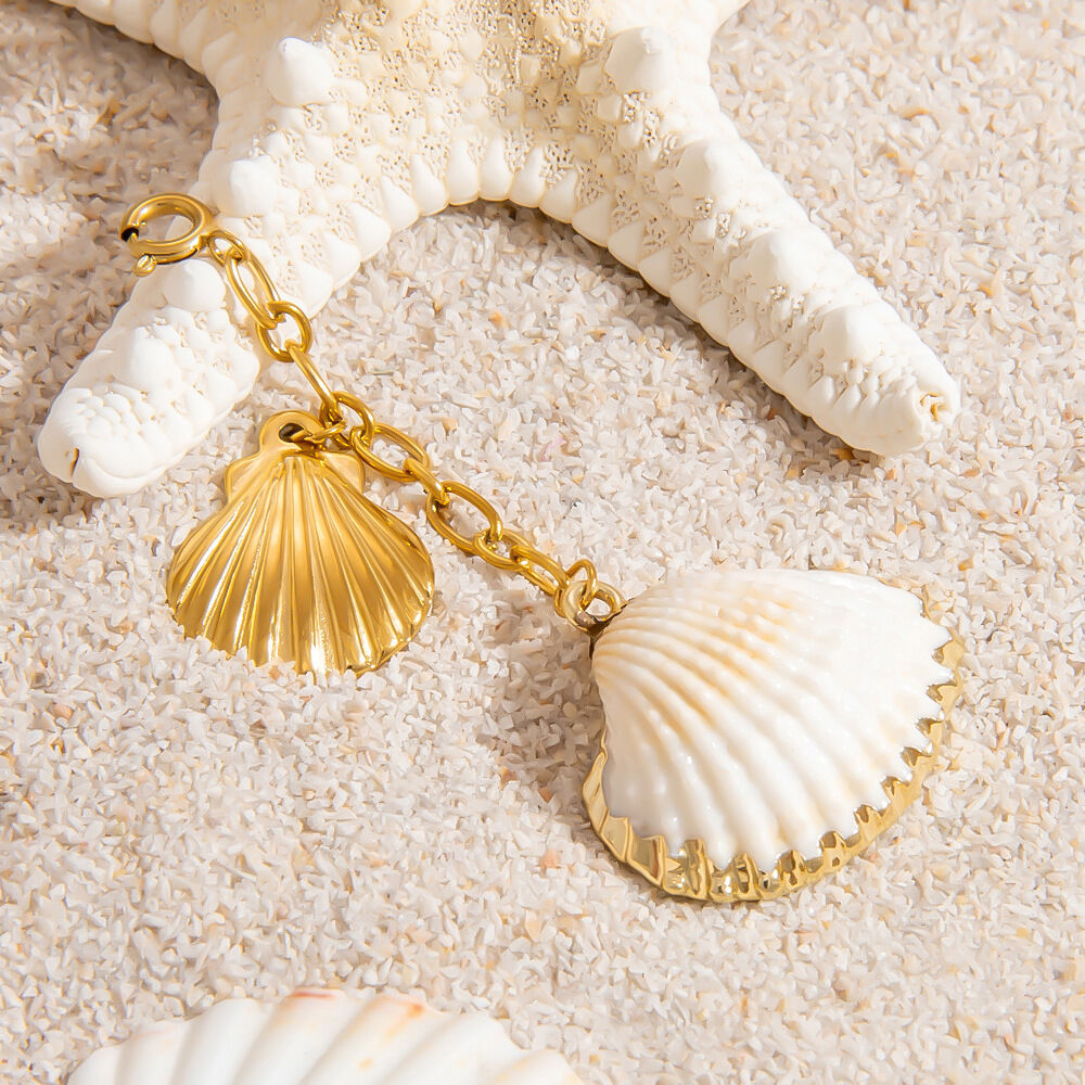 Oceanic Stainless Steel Waterproof Gold Color Bikini Pendant Picture5