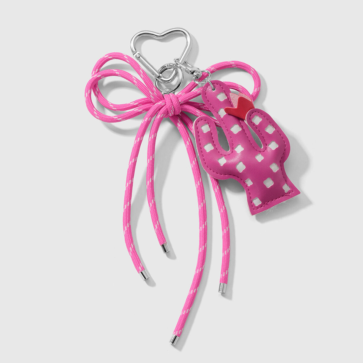 1 Rose Red Bow Keychain Picture3