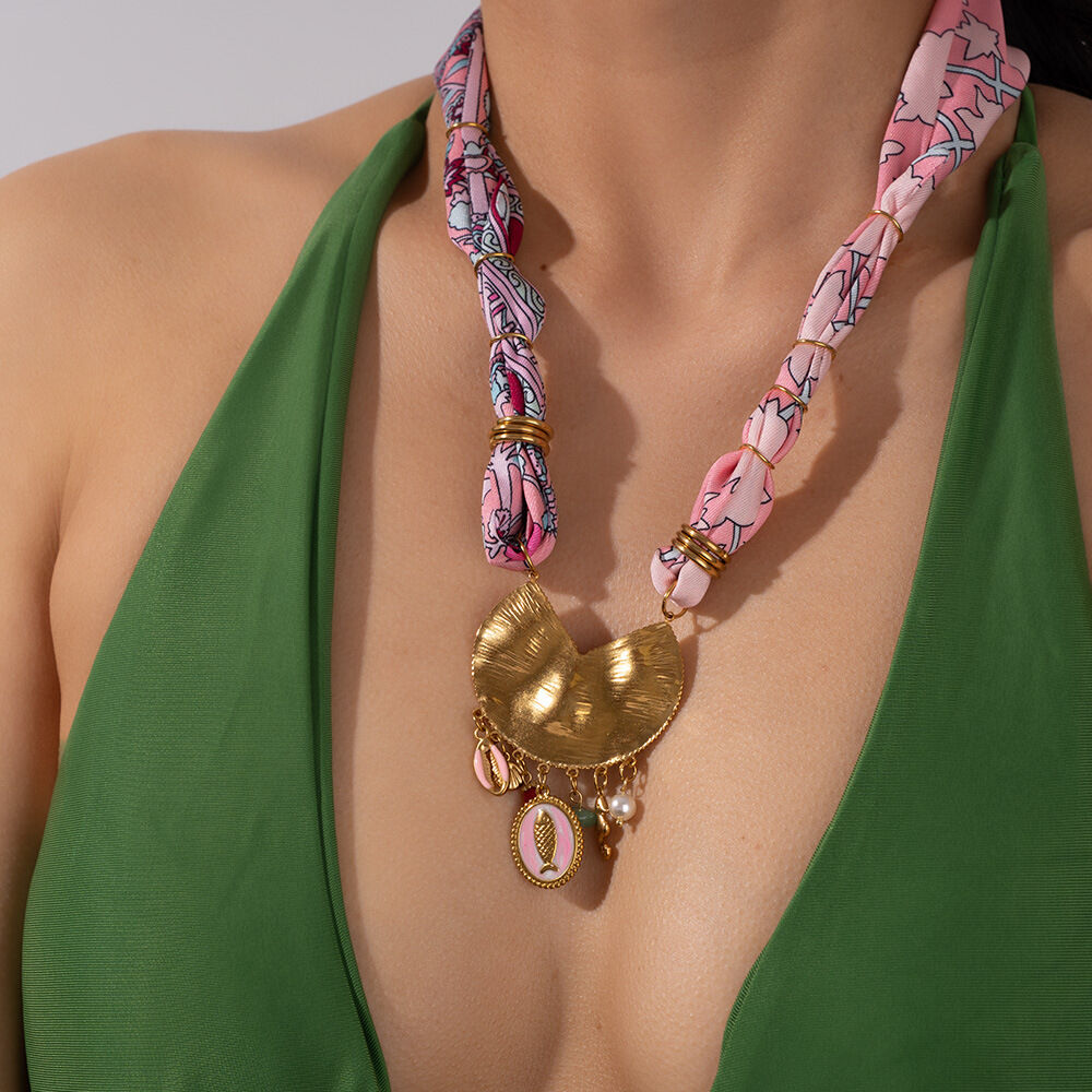 Bohemian Plant Sjaals Dames Hanger Kettingen h5Afbeelding5
