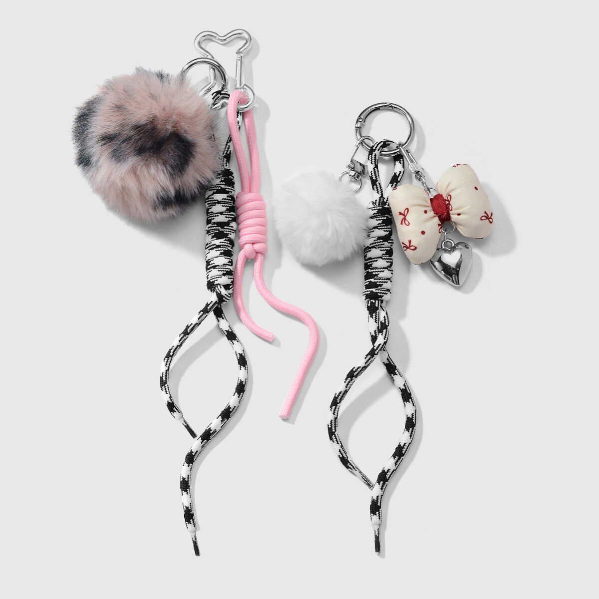 1 Piece Sweet Bow  Bag Charms 2