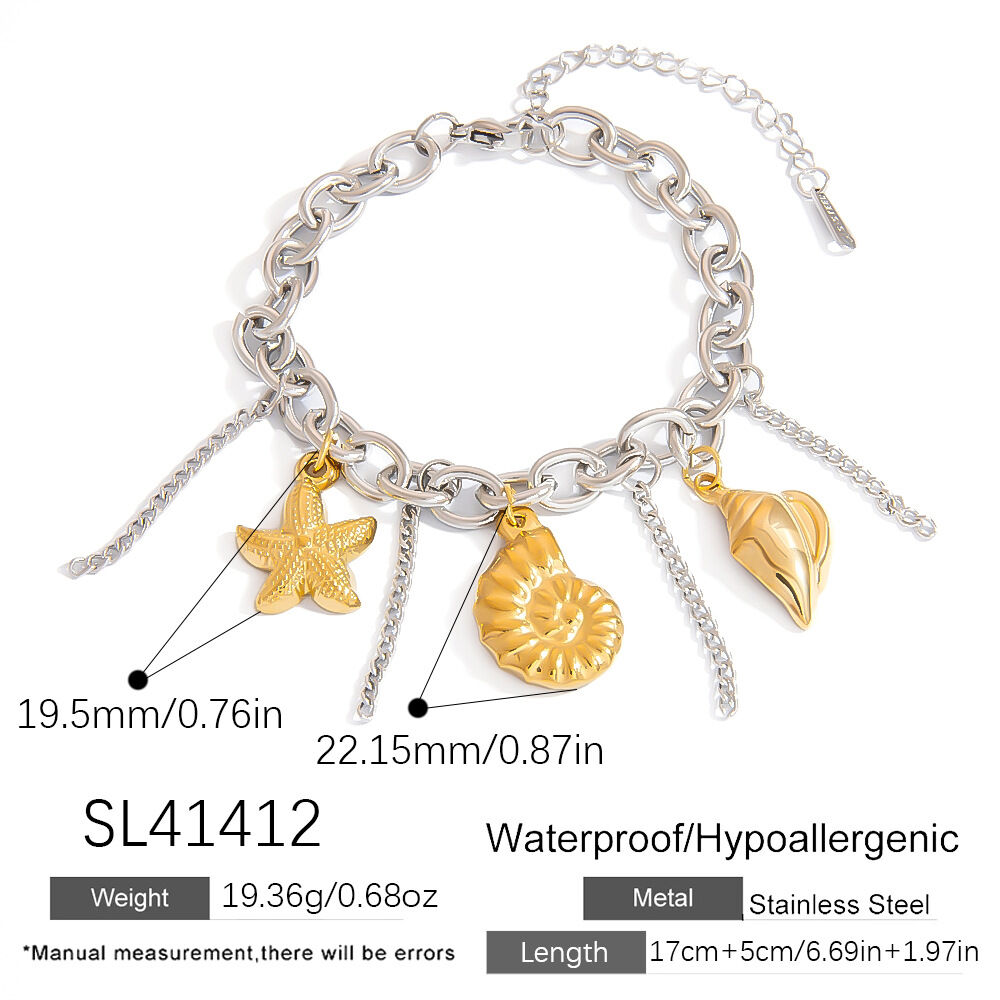 Pulsera de mujer Ocean Series Starfish - Shell h5 Imagen2