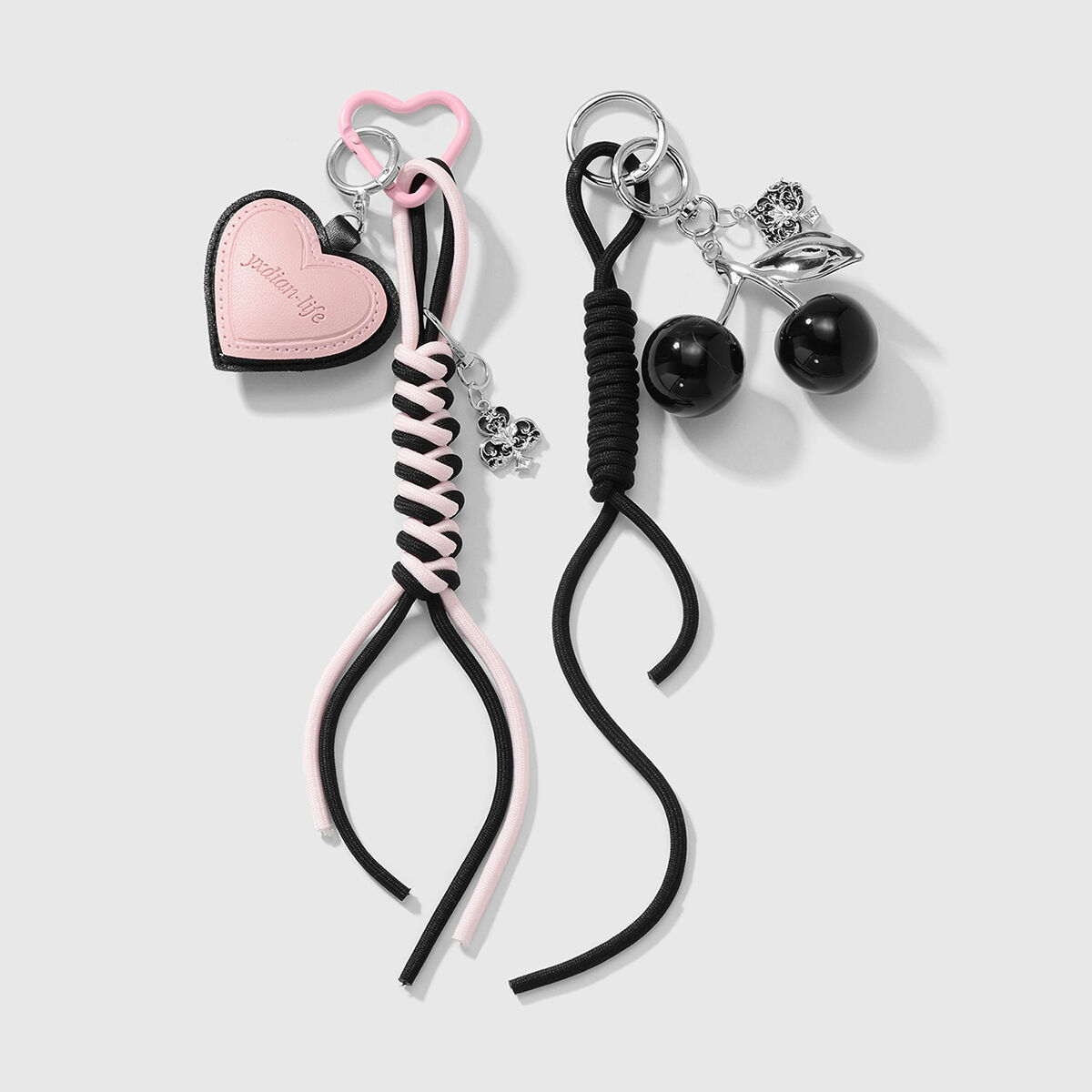 Heart & Cherry Women's Bag Charms
