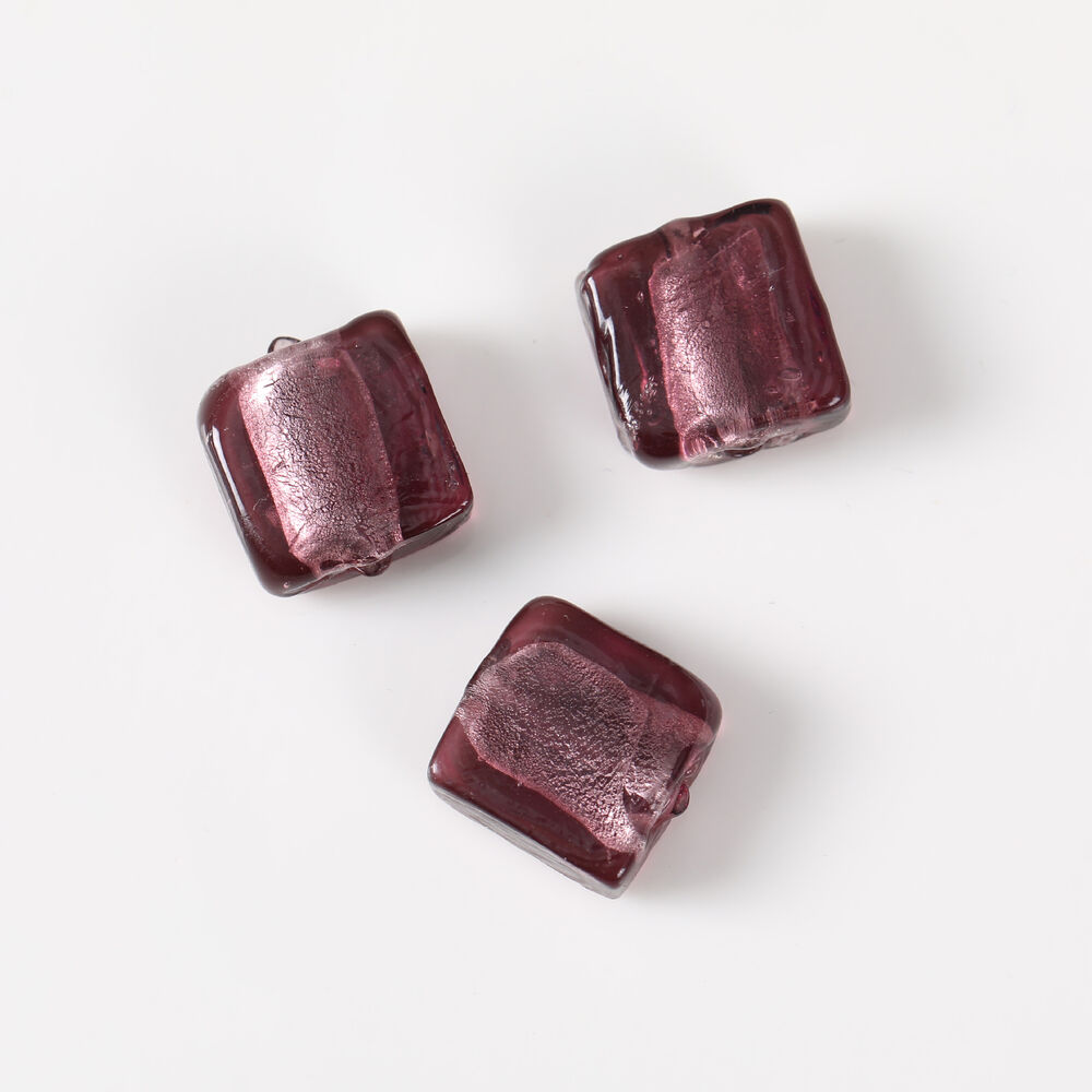 Sparkling Square Colorful Glass DIY Jewelry Beads