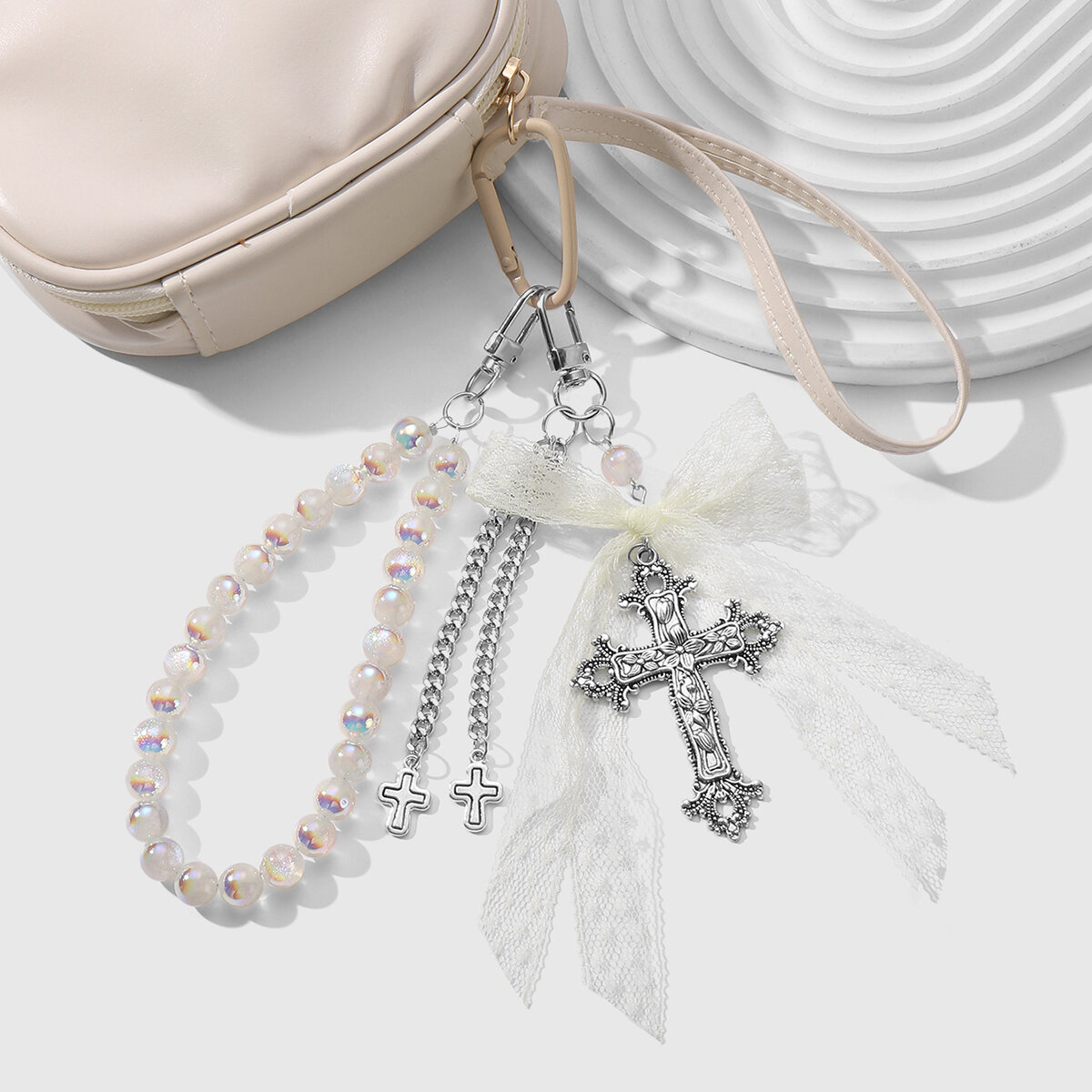 Charms para bolsos con forma de cruz h5 Imagen3