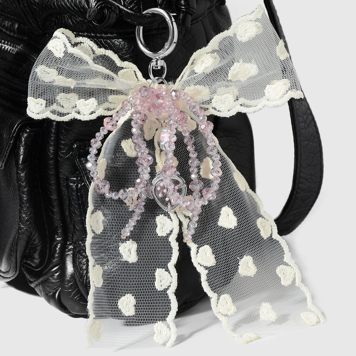 Lace Bow Knot Bag Charms 2