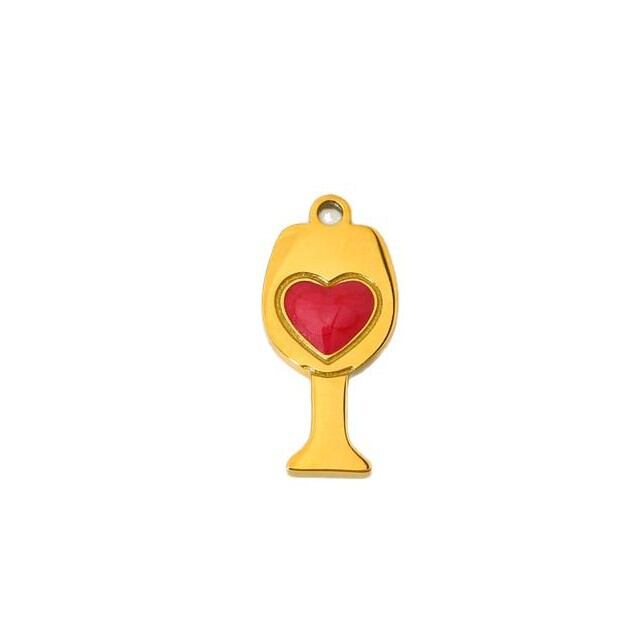 Premium Gold Color Stainless Steel Waterproof DIY Pendant Picture5